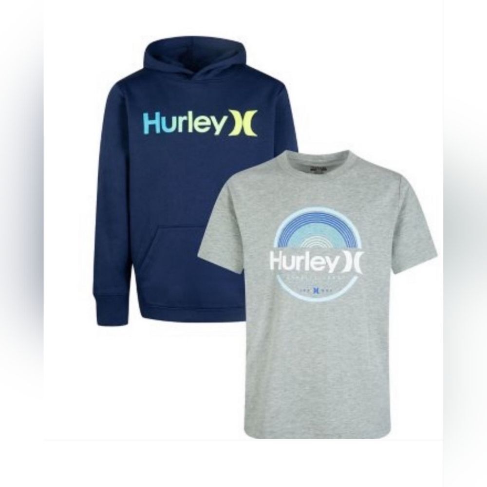 hurley Boys’ Hoodie And Tee Set 5 6